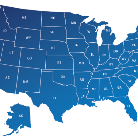 Us states Map